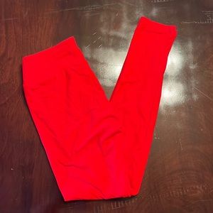 Lularoe Leggings - Red - NWOT - One Size